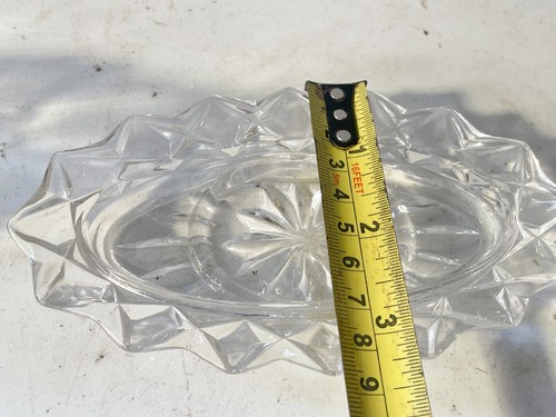 VINTAGE ART DECO PATTERNED GLASS SAUCE GRAVY BOAT BOWL WITH SPILL DISH PLATE - Picture 15 of 16