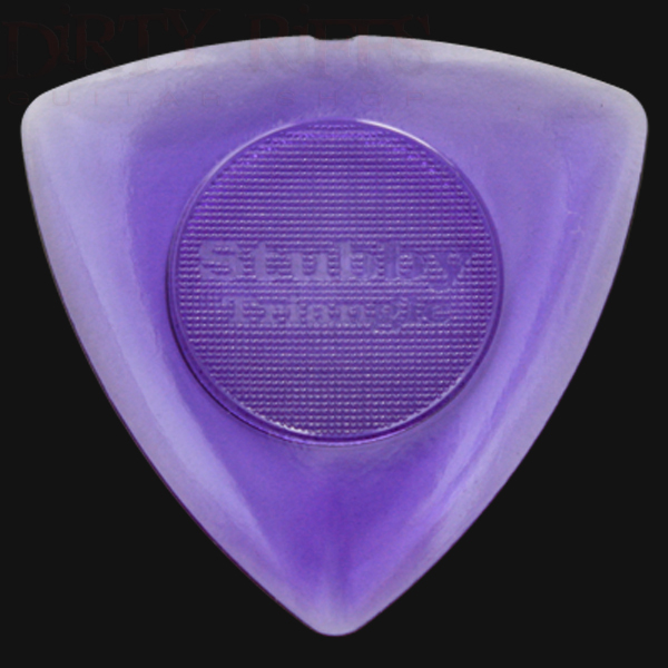 12 x Dunlop Tri Stubby Guitar Picks / Plectrums - 2.00mm Purple In A Pick Tin