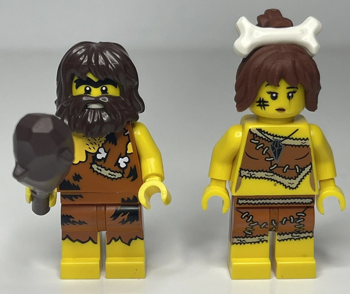 LEGO Caveman Cavewoman Minifigure COL302 COL303 5004936 Canadian