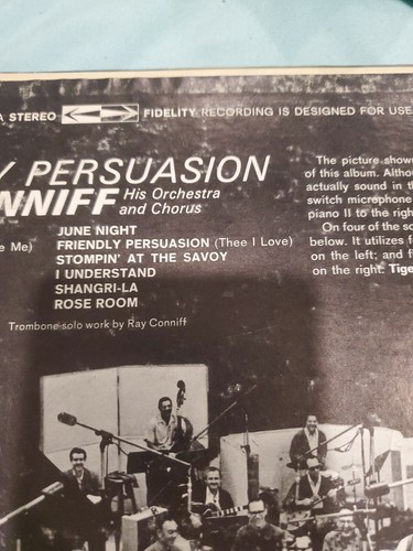 RAY CONNIFF FRIENDLY PERSUASION VINYL LP RECORD COLUMBIA CS 9010 - Picture 7 of 12