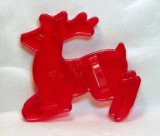 HRM Vintage Design Red Cookie Cutter - Santa's Reindeer Sleigh Christmas Deer