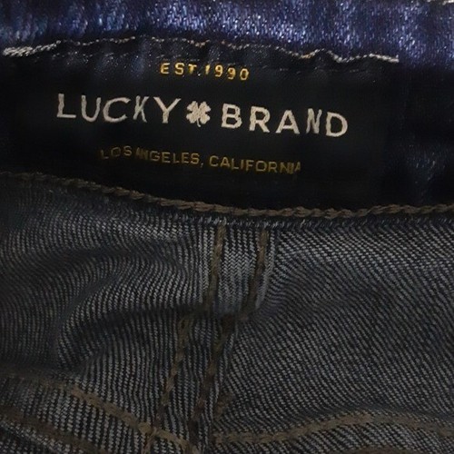 Jeans marca Lucky. Bridgette donna 10 blu cropped svasata - Foto 8 di 11