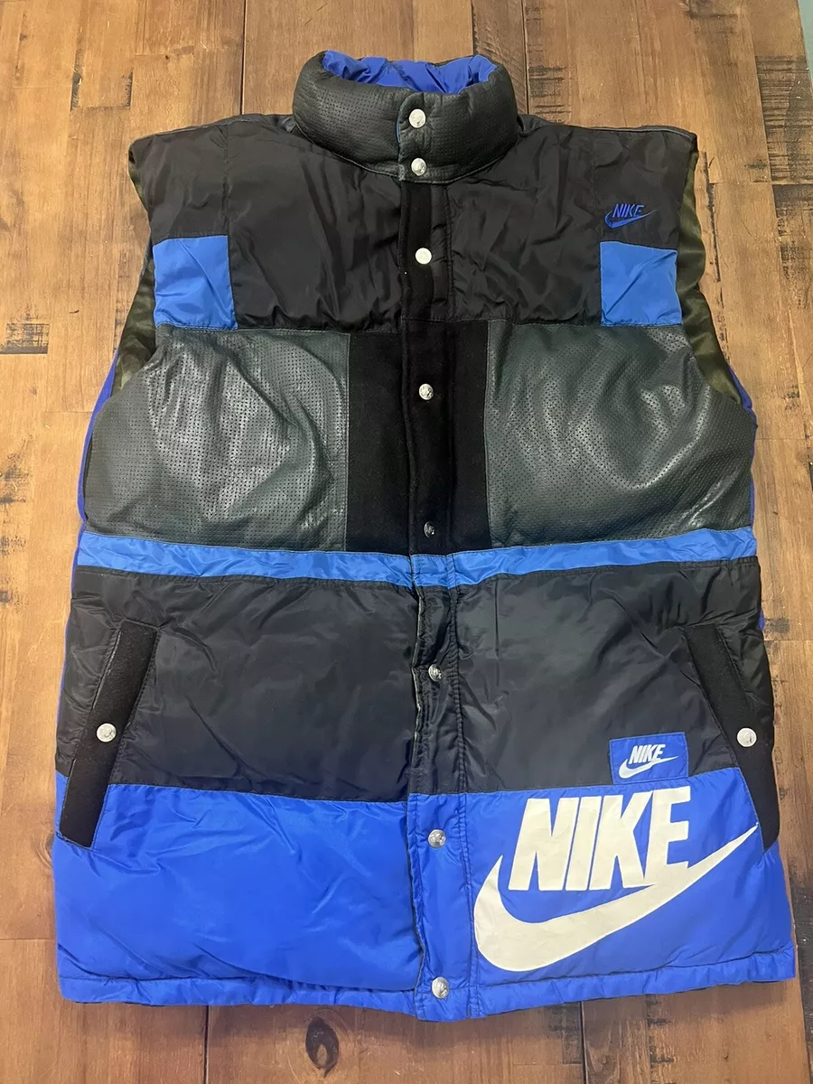 Dr Romanelli x Nike x Space Jam Puffer Vest Mens Black Blue Custom  Embroidered | eBay