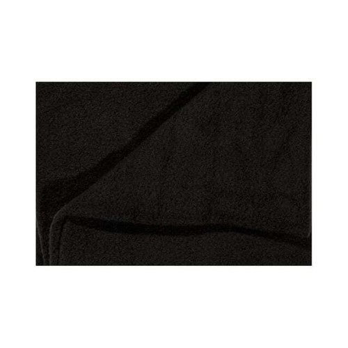 Black Polar Fleece Throw Blanket - Cozy Comfort, Soft & Warm Winter Blanket - Picture 2 of 2