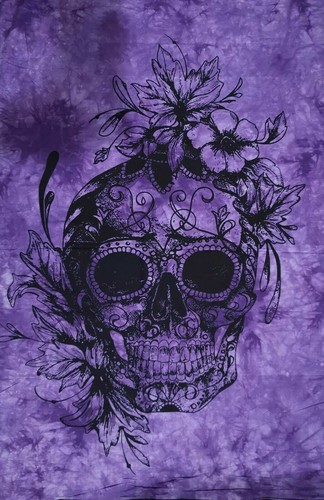 PURPLE Wall Hanging Tapestry Mandala Bohemian Hippie Wall Art Home Decor Poster - Picture 75 of 94