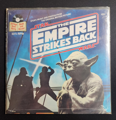 Star Wars Empire Strikes Back #451 1980 Buena Vista Book & Record SEALED MINT