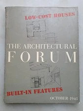 The Architectural Forum Magazine October 1941 Issue - Low-Cost Houses