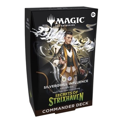 Magic: The Gathering Secrets of Strixhaven Silverquill Influence Commander Deck