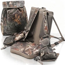 Hunting Chair with Bag Hunting Vest Low Down Seat Cushion Set Ground lb Chair 