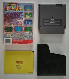 Mighty Bomb Jack Nintendo NES PAL A CIB
