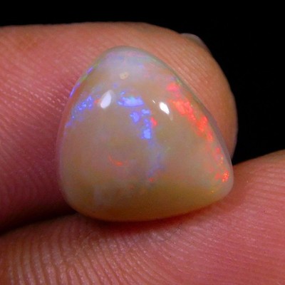3.8 Ct Natural Australian Opal,  Multi Flashy Gemstone October Birthstone Gift.