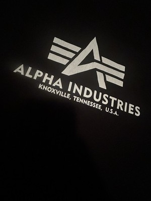 Alpha Industries T-Shirt, Größe M Oversize Black Guter Zustand Klassiker