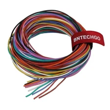 bntechgo 24 gauge silicone wire kit 10 color each 5 ft flexible 24 awg stranded