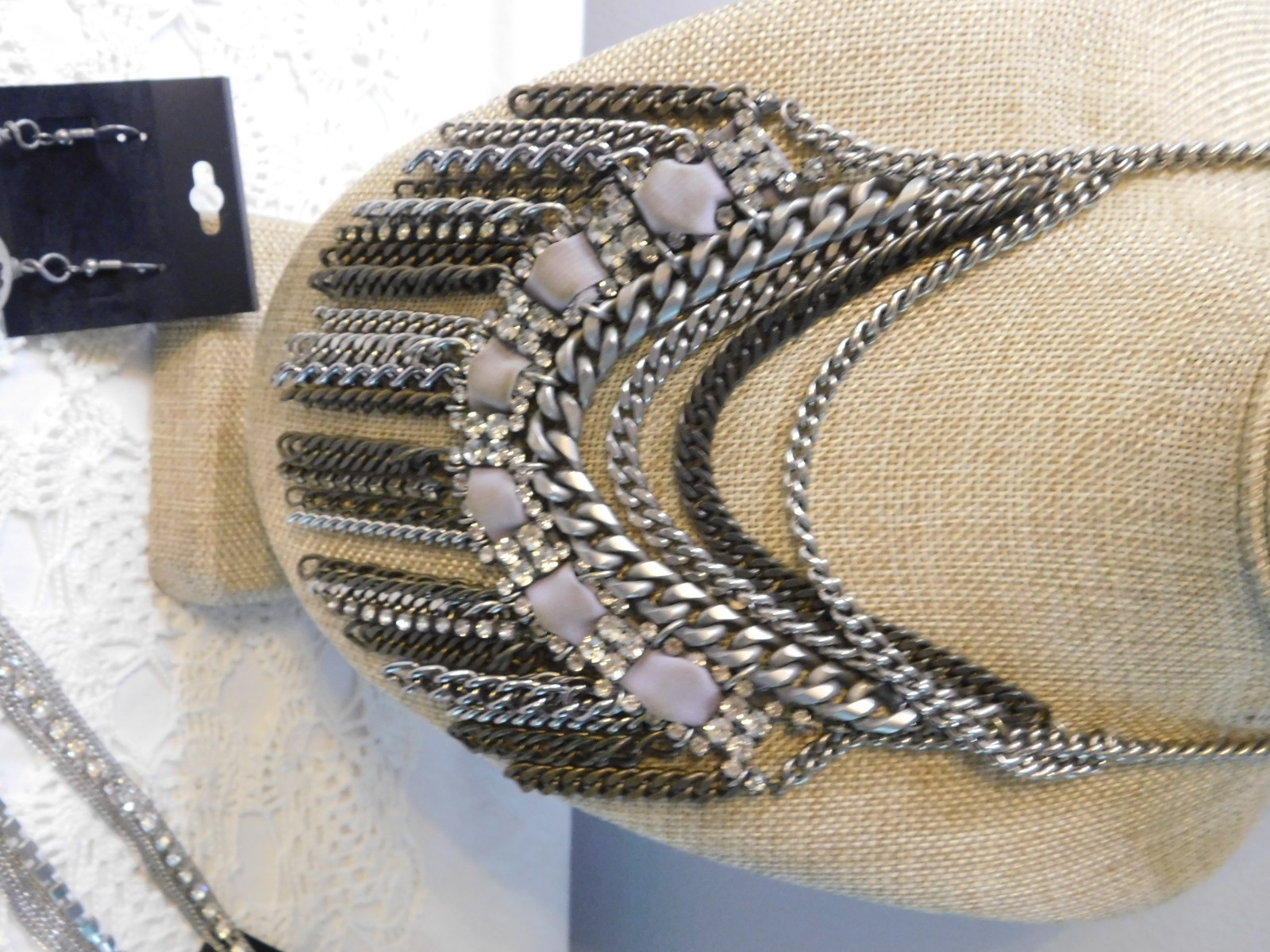 Camilla James Designer Statement Multi Chain Crys… - image 2