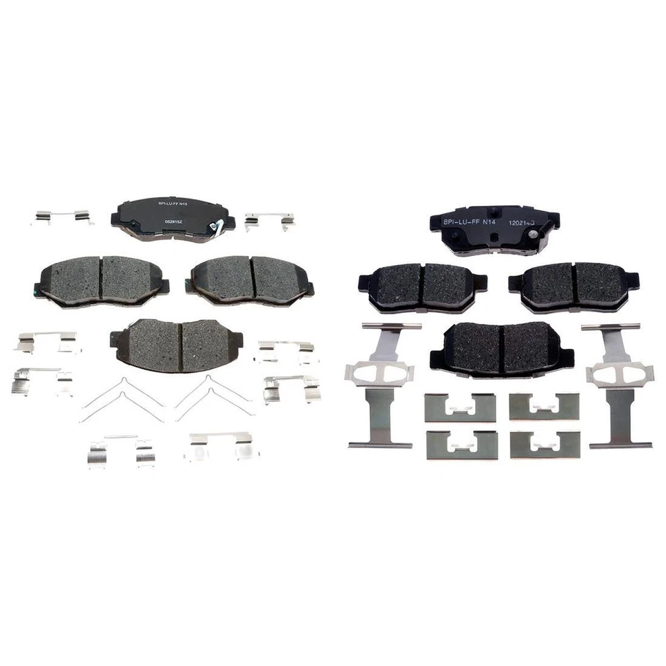 For 2014 2013 Honda Fit Front & Rear R-Line Ceramic Brake Pads - Raybestos - Изображение 4 из 4