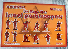 Chintoys 72003 - Six Days War Israel Paratroopers - NEW BRAND 1/72 TOY Soldiers