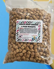 Freeze-Dried Chicken & Duck NUGGETS Dog Treats NATURAL 1.12 Pounds Human Grade