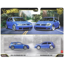 2026 Hot Wheels Car Culture Premium Twin Pack 2004 Volkswagen Golf MK7  R32 NEW