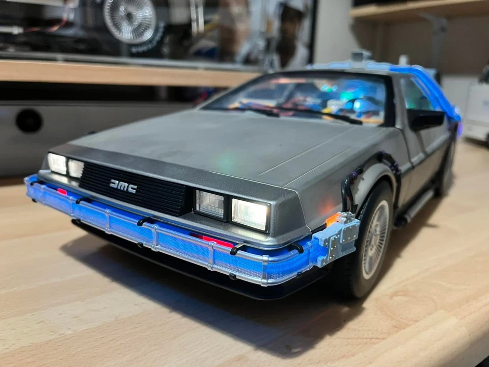 RARE Tomy Back To The Future 1/10 Scale Diecast DeLorean - Factory Sealed! - Image 2 of 4