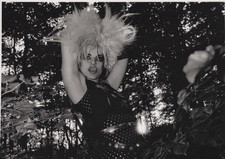 Nina Hagen Pressefoto Schwarz-Weiß Musik Sammlerstücke Rock um 1980er