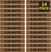 "24 Pack 5.56 NATO Magazine Marking Bands 5.56 Magazine Caliber Identification "