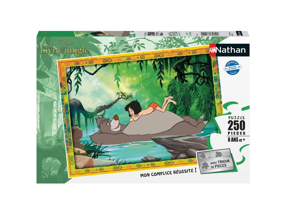 Puzzle Disney 250 pièces Le Livre de la Jungle contre l'ennui des filles