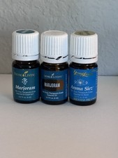 Young Living Essential Oils 2 Marjoram 1 Aroma Seiz 5ml LOT see photos/read