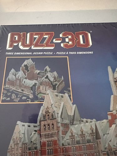 Wrebbit Puzz 3D Chateau Frontenac Quebec Tourism 3D Puzzle Sealed Box Damage - Picture 3 of 7