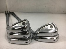 PRGR GN502 Silver Forged Iron Set 5pcs 6-PW Spec Steel II M-43 38.25" 410g D1
