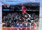Michael Jordan Autographed 11x14 Photo Of Iconic 87’ Dunk Contest Moment COA