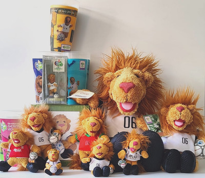 CHOOSE: Vintage GOLEO Football World Cup Germany FIFA World Cup Mascot 2006 RARITY