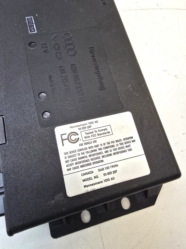 Módulo de control de carrocería confort Audi A6 Allroad 2003-2005 CCM BCM 4B0 962 258 M OEM Foto 3 de 3