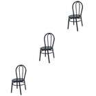 3 stücke Mini Eisenstuhl Simulation Home Modell Puppe Hauszubehör Miniatur