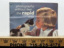 1966 Film Agfa Gevaert Photography Booklet Information Brochure Vintage