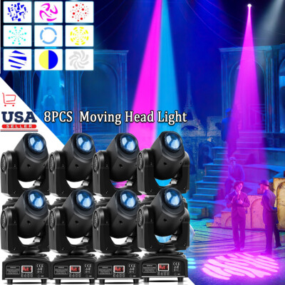 120W LED Moving Head Light RGBW Gobo Beam Stage DJ Disco Xmas DMX Spot Lighting