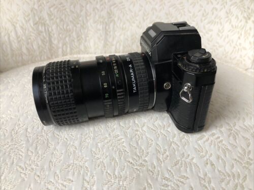 Pentax Program Plus Kamera Spiegelreflexfilm 35mm 24x36 for parts lens A smc 35-70 1:4 x2 - Bild 2 von 22