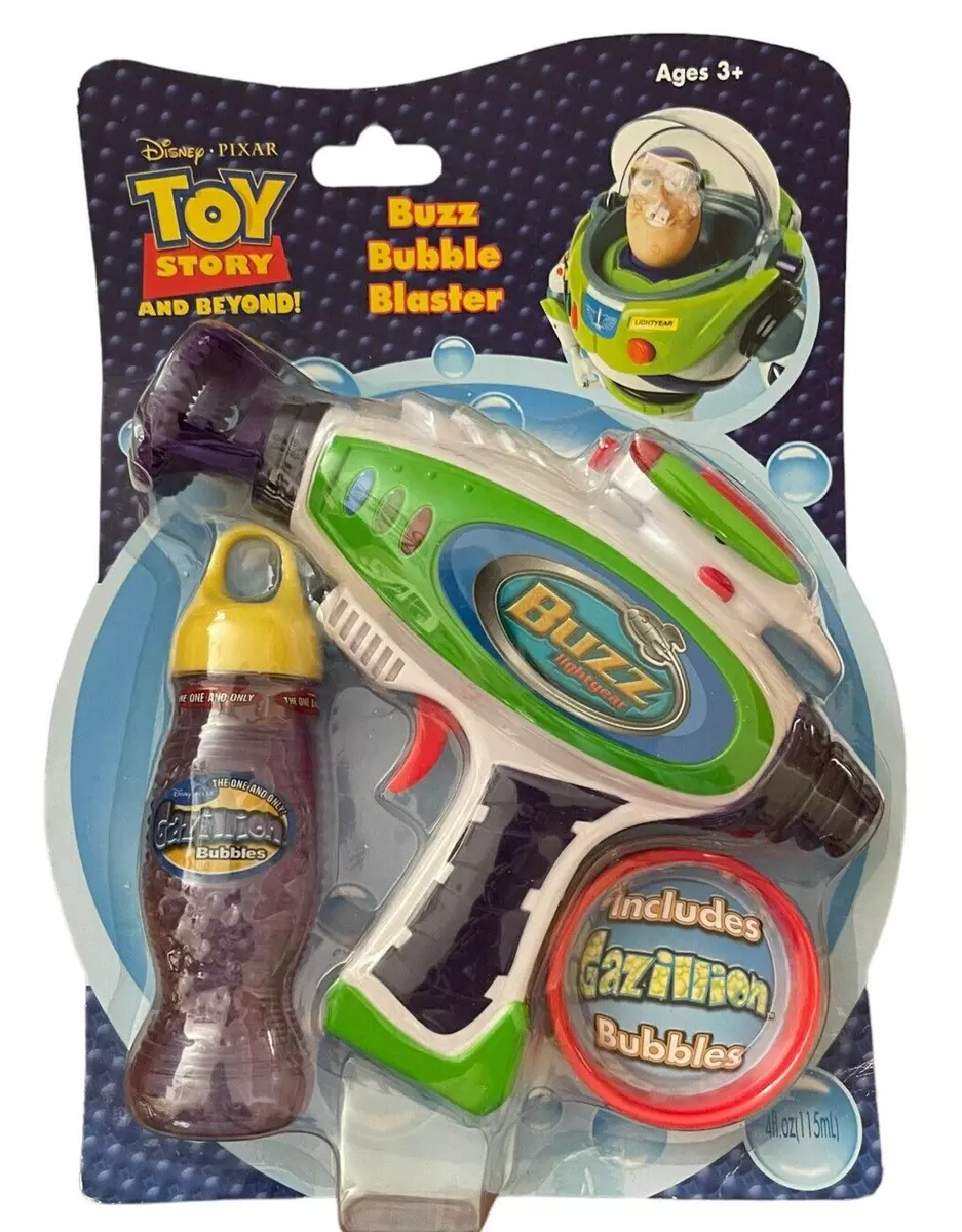 NEW Disney Toy Story And Beyond! Buzz Bubble Blaster With Gazillion Bubbles  NOS