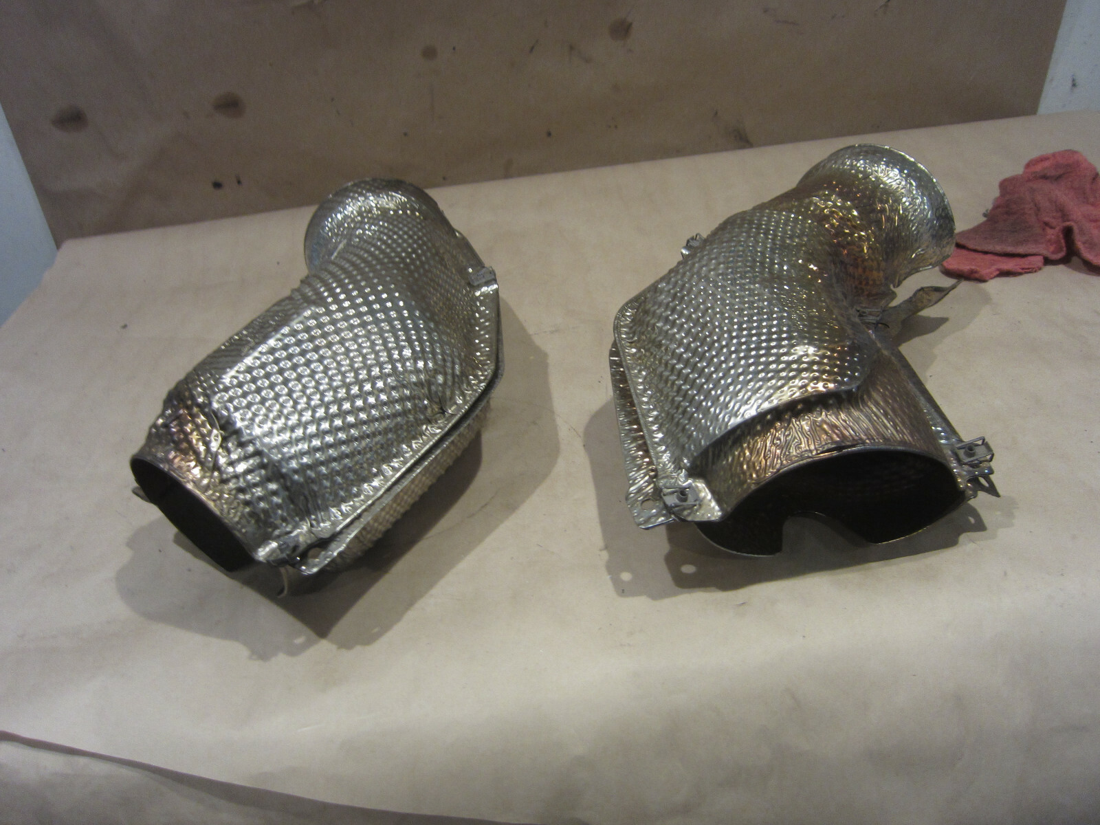 McLaren 570S - Catalitic Converter Shields Set Of LH & RH Shields -P/N 11E0152CP