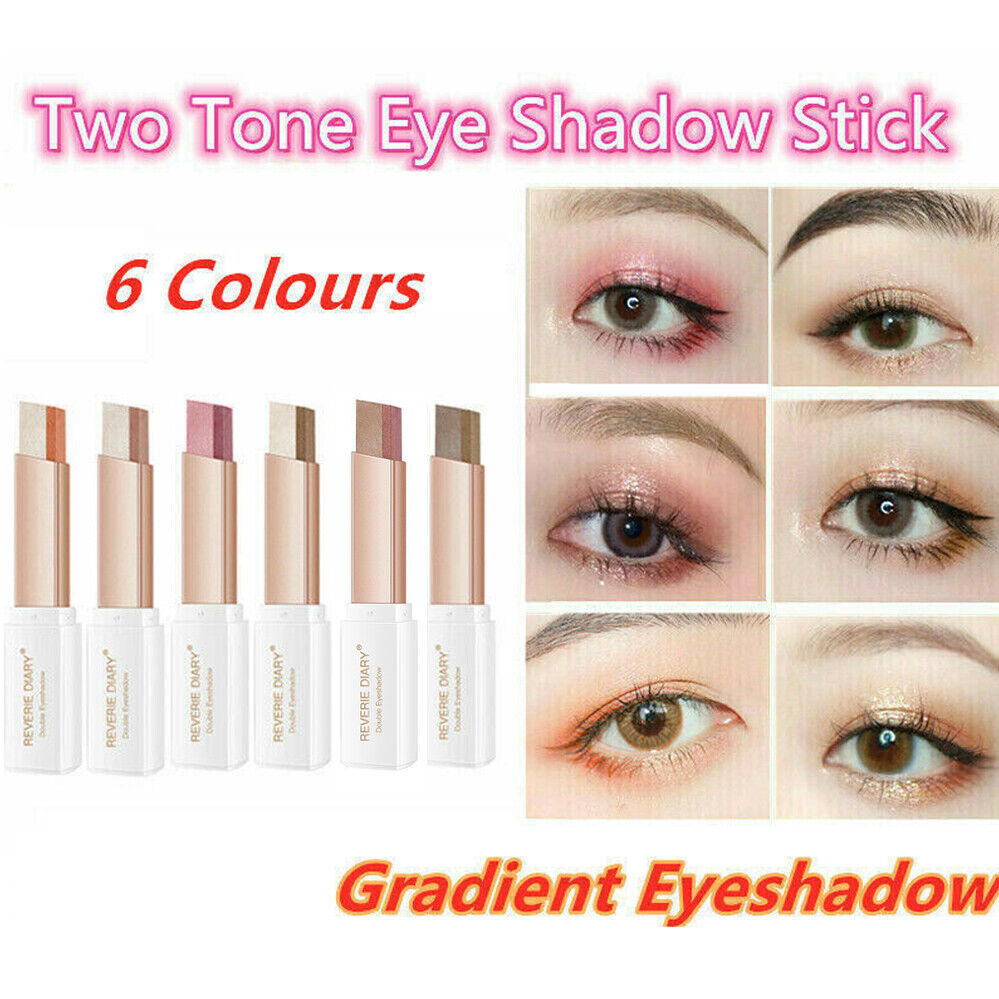 1/2PCS Eye Shadow Two Tone Pen Cosmetics Double-Colour Gradient Eyeshadow Stick