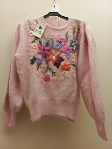 Pullover in lana mohair ricamato. Giannetti for Ladies - Foto 11 di 11