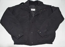 Flying Cross 78171 Black Heavy Jacket Gore Tex Zip Up Police Work Coat w/ Liner