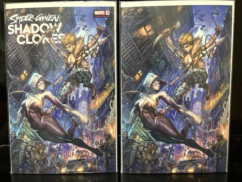 spider-gwen shadow clones 3 Variant Alan Quah Trade And Dress Nm