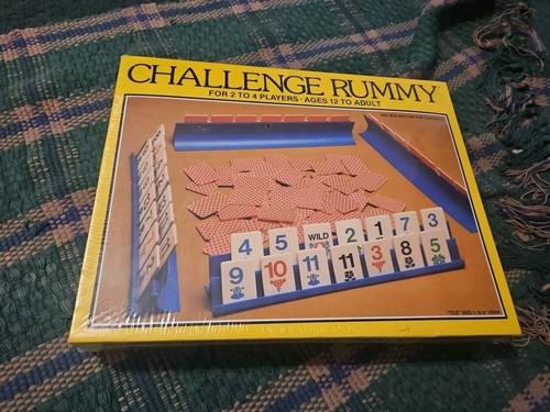 Rummy game vintage whitman royal board original case tiles and deluxe edition