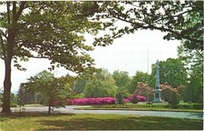 Paterson New Jersey East Side Park Picturesque Park View Vintage Postcard