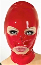 Cagoule en Latex,  Masque In Latex, Latex hood  fetiche cagoule rubber hood  L