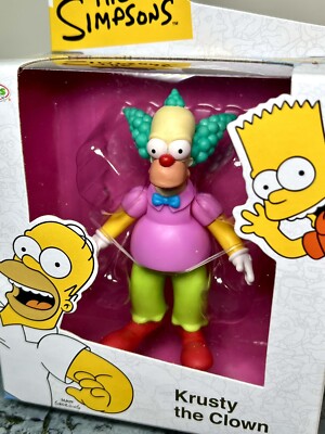 The Simpsons Krusty the Clown フィギュア 2024 JAKKS Pacific The Simpsons 2.5in Action Figure: KRUSTY THE