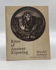 Meridel LeSueur Rites of Ancient Ripening SIGNED Paperback 1976