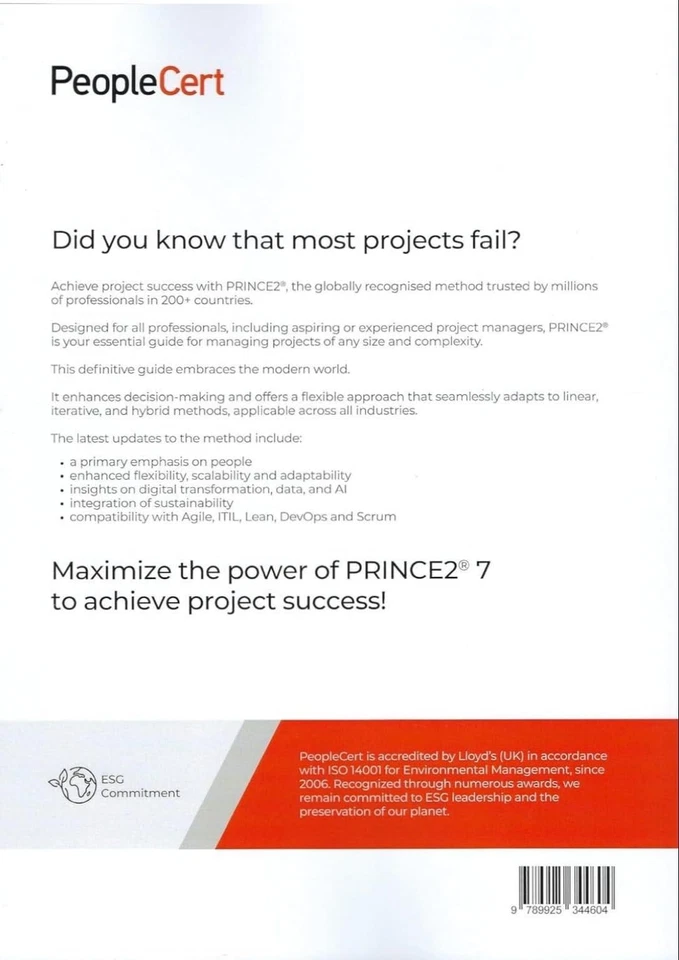 PRINCE2® 7 Managing Successful Projects - Official manual for PRINCE2 v7 Exams - Image 2 of 2