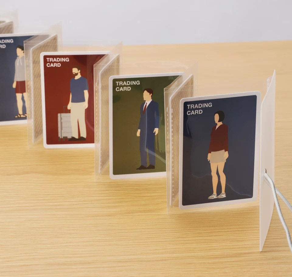 MUJI Quick-Open Stand-Up Card File 10 Pockets for Trading Cards 63×88mm from JP - Image 1 of 4
