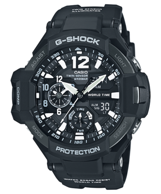 時計 CASIO SKYCOCKPIT GA1100 GravityMaster CASIO G-SHOCK GA-1100-1AJF Master of G GRAVITYMASTER SKY